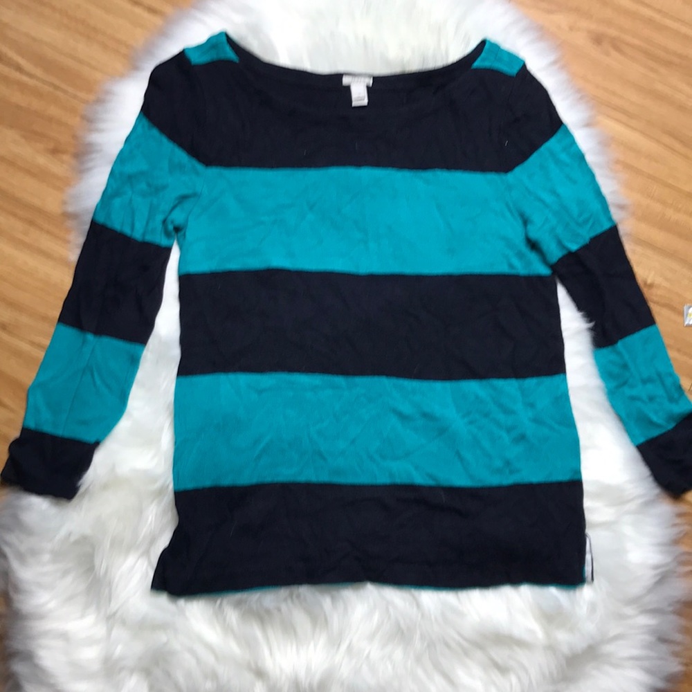 Jcrew Rugby Stripe sweater sz xs